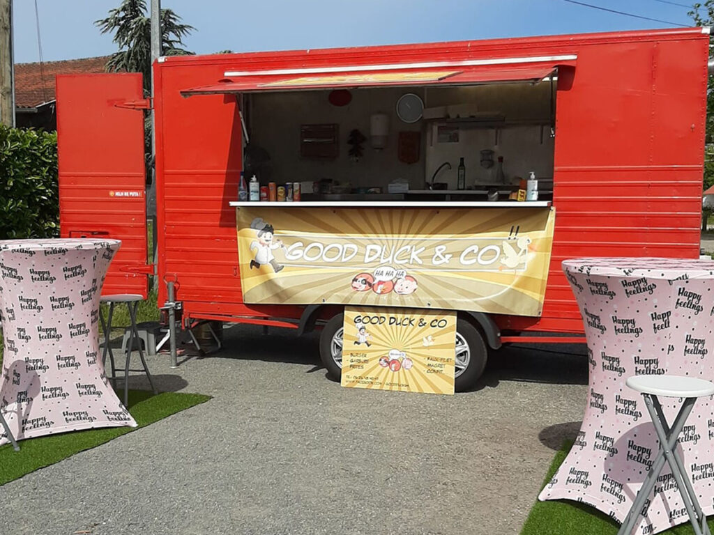 Bannière du foodtruck Good Duck à Damazan