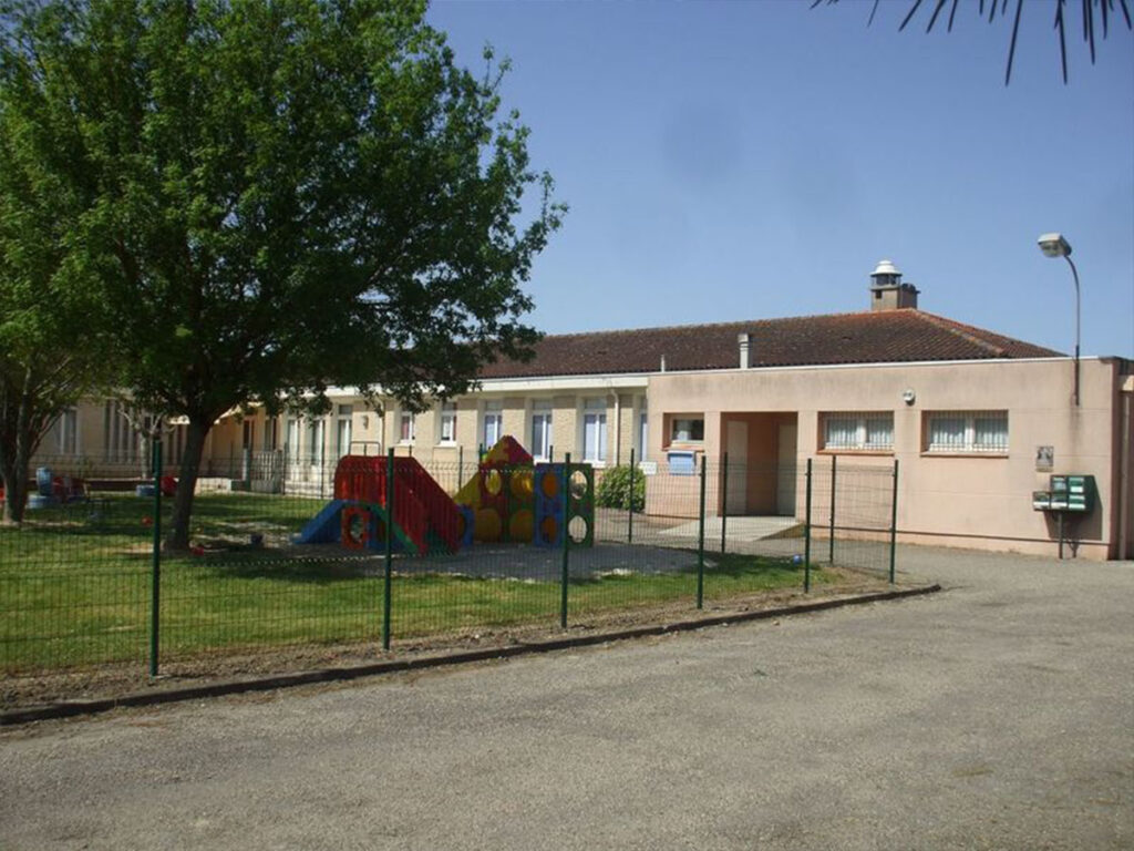 Bannière de la cantine scolaire de Damazan