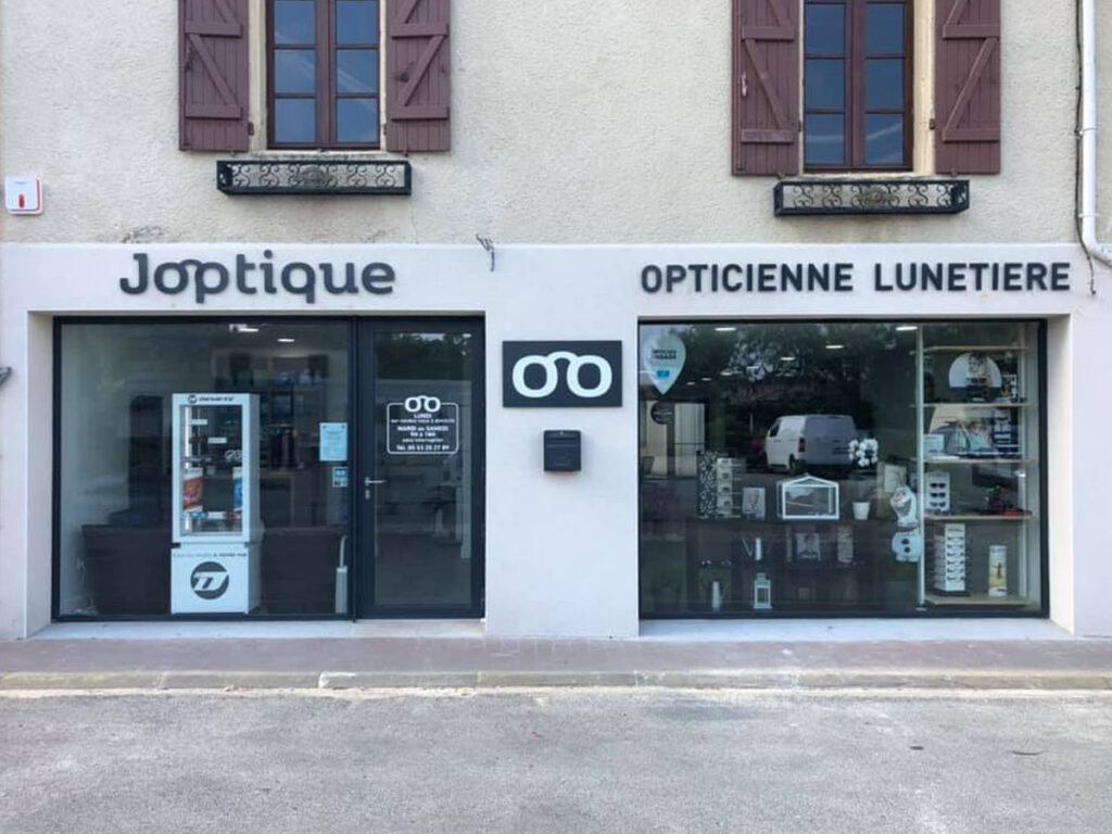 Bannière de l'Opticien JO'ptique à Damazan