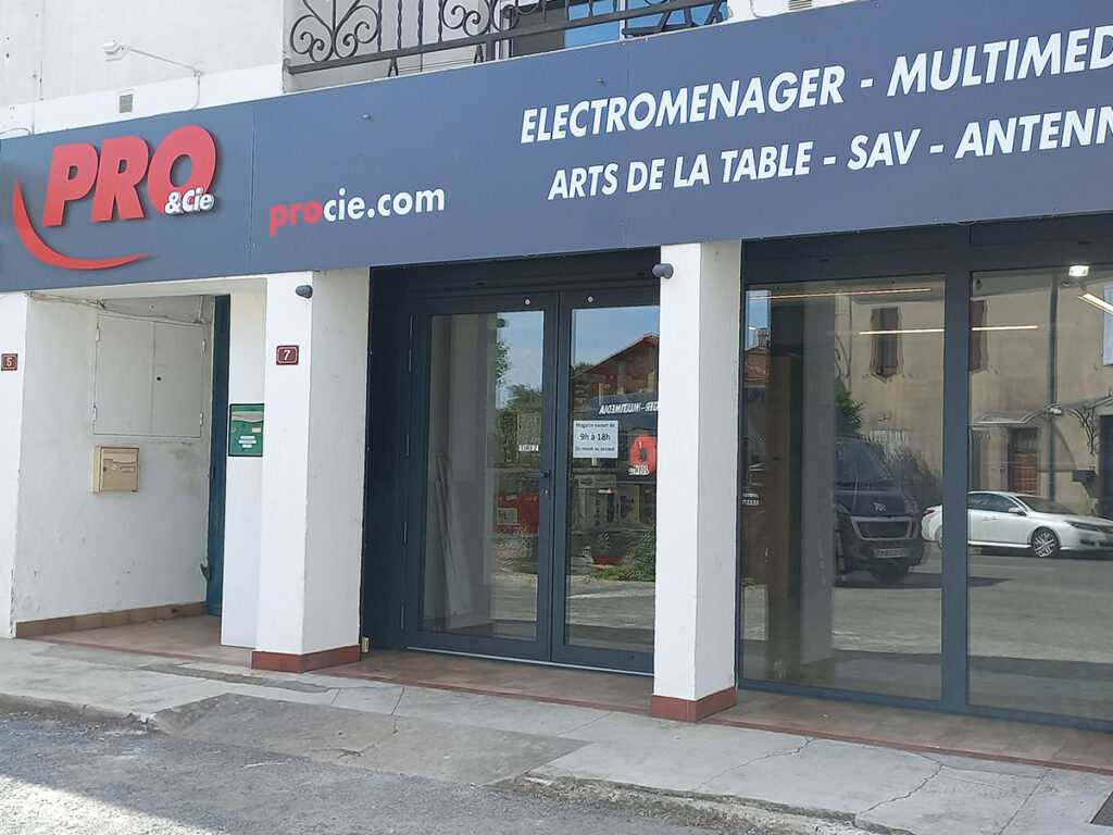 Bannière du magasin Pro&Cie à Damazan