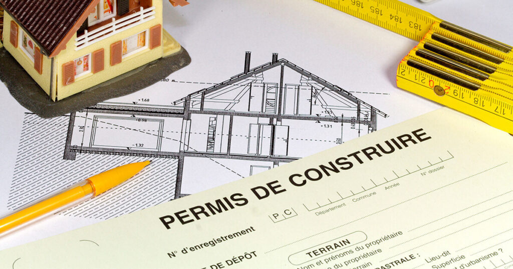 Visuel d'un permis de construire